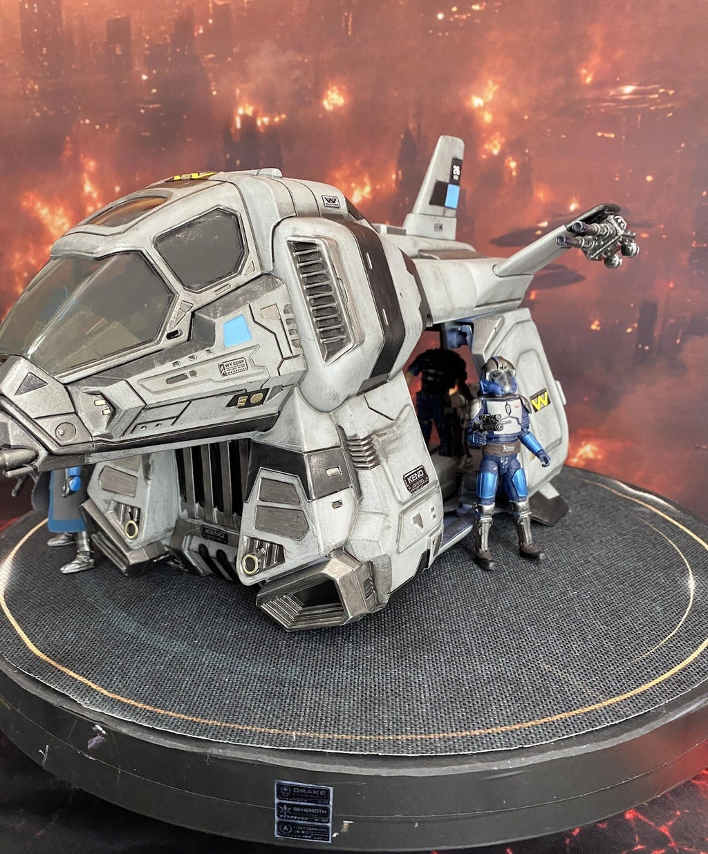 RoboCop OCP Custom Gunship Detroit Police Transport Urban Assault Battle Damaged