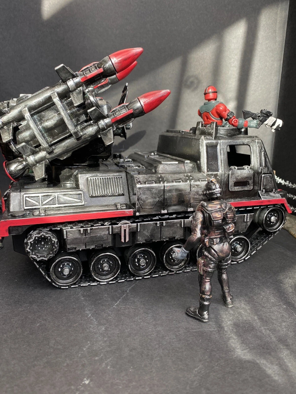 COBRA “RATTLETRACK” MISSILE CRAWLER | GI JOE Heavy Strike Launcher collectible