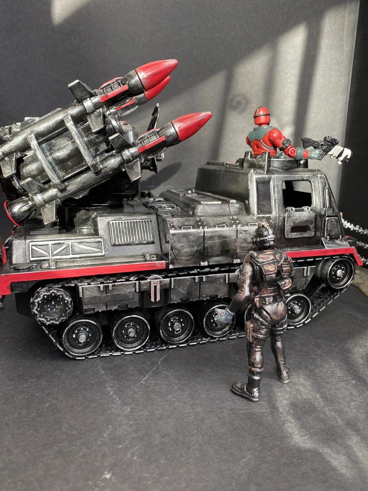 COBRA “RATTLETRACK” MISSILE CRAWLER | GI JOE Heavy Strike Launcher collectible