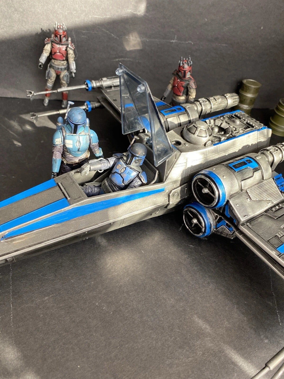 Mandalorian X-Wing Commission Kenner Sith Collectible Star Wars Custom