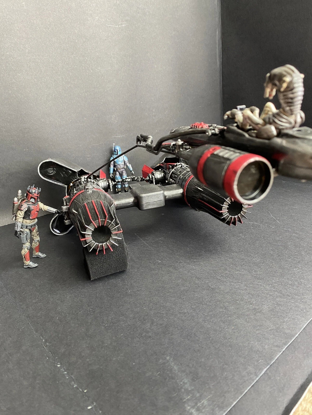 Star Wars Death Watch Pod Racer Original 1999 Kenner Vintage Black Series Empire - view 16