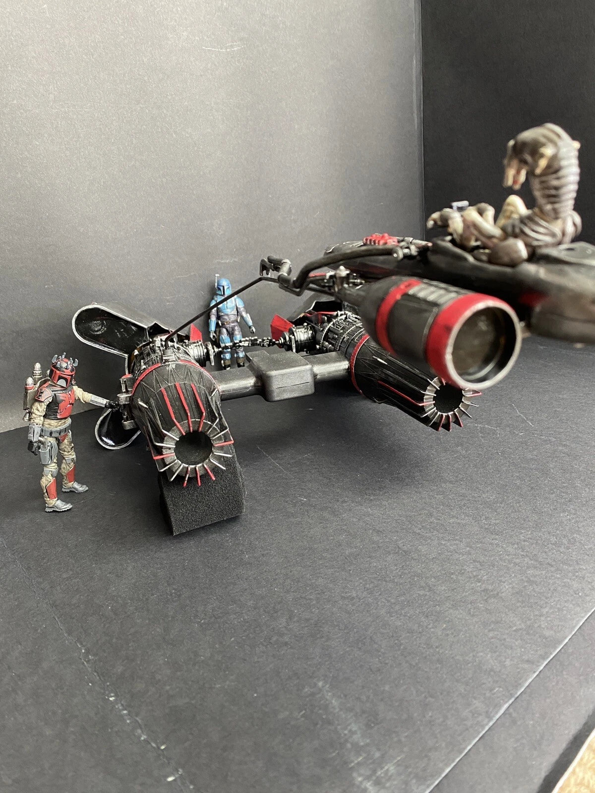 Star Wars Death Watch Pod Racer Original 1999 Kenner Vintage Black Series Empire - view 16