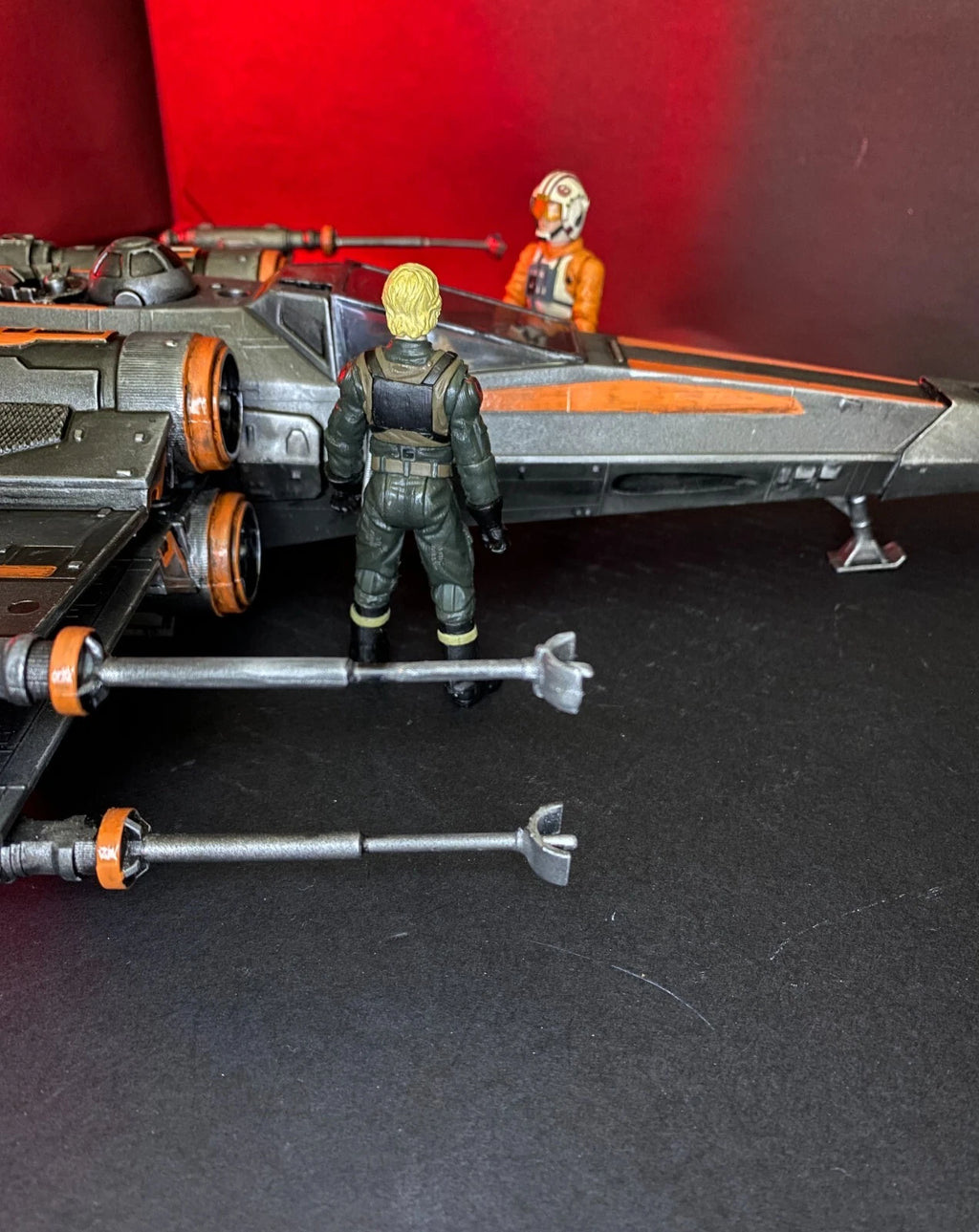 Star Wars X Wing Fighter Vintage Kenner Custom ROTJ Death Star Battle Fighter