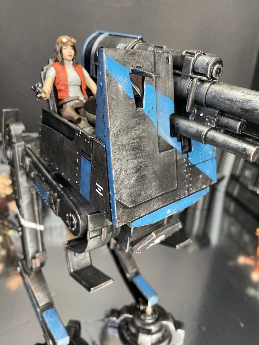 Blue Jackal Custom Imperial AT-DT War Walker 1:18 Hand-Painted One-Off Star Wars