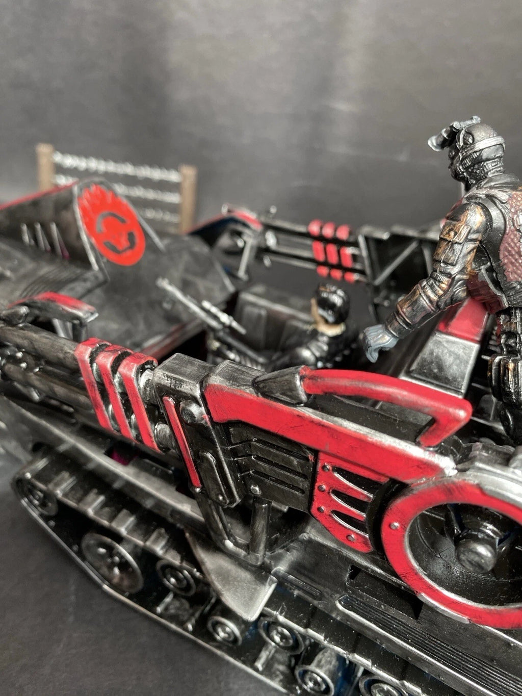 GI JOE COBRA DEVELOPMENTAL TERROR TANK 1:18 Rare Collectible Vintage Custom