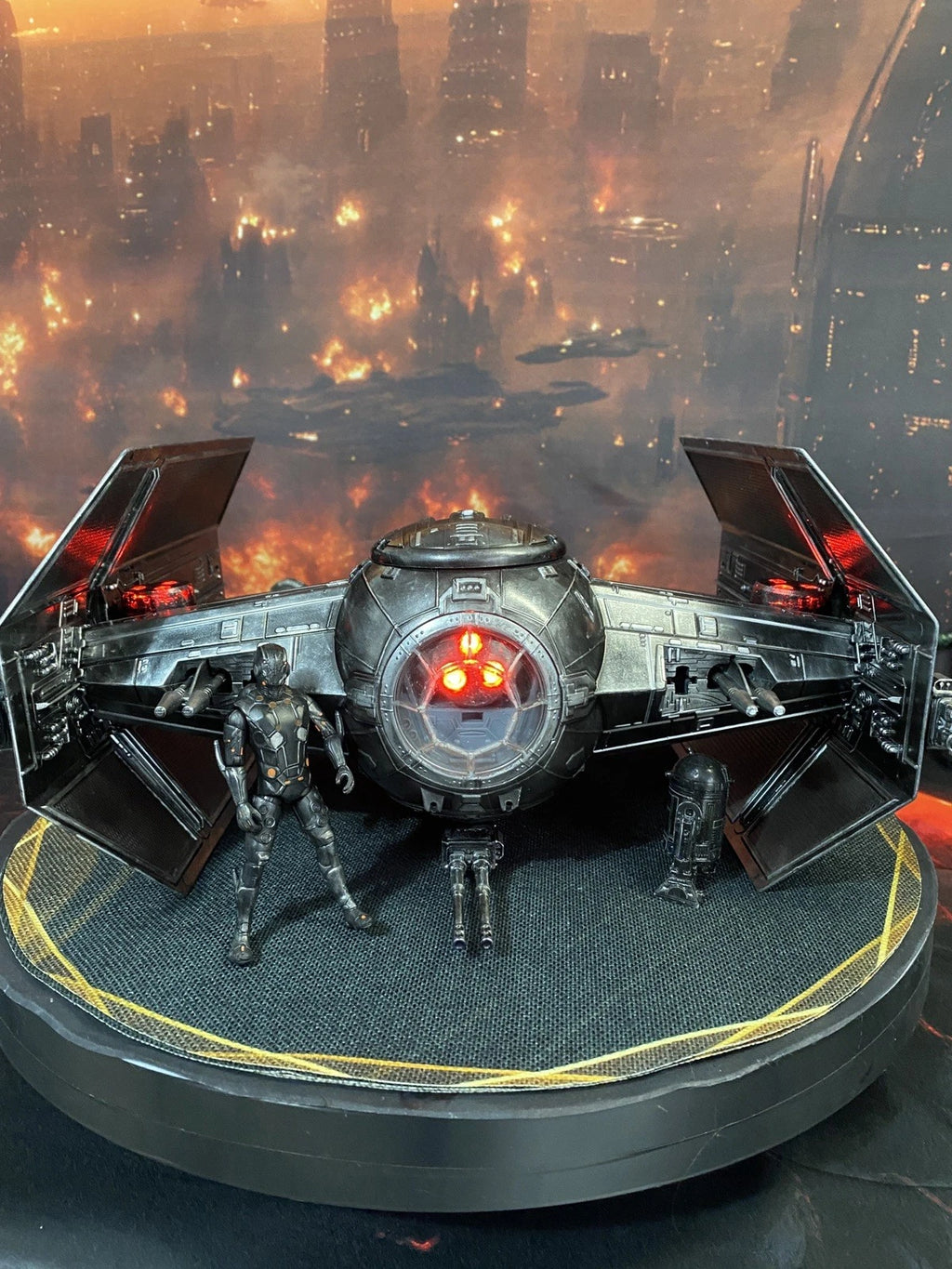 Star Wars TIE Fighter Vintage Collection Imperial Empire Sith Custom Starfighter