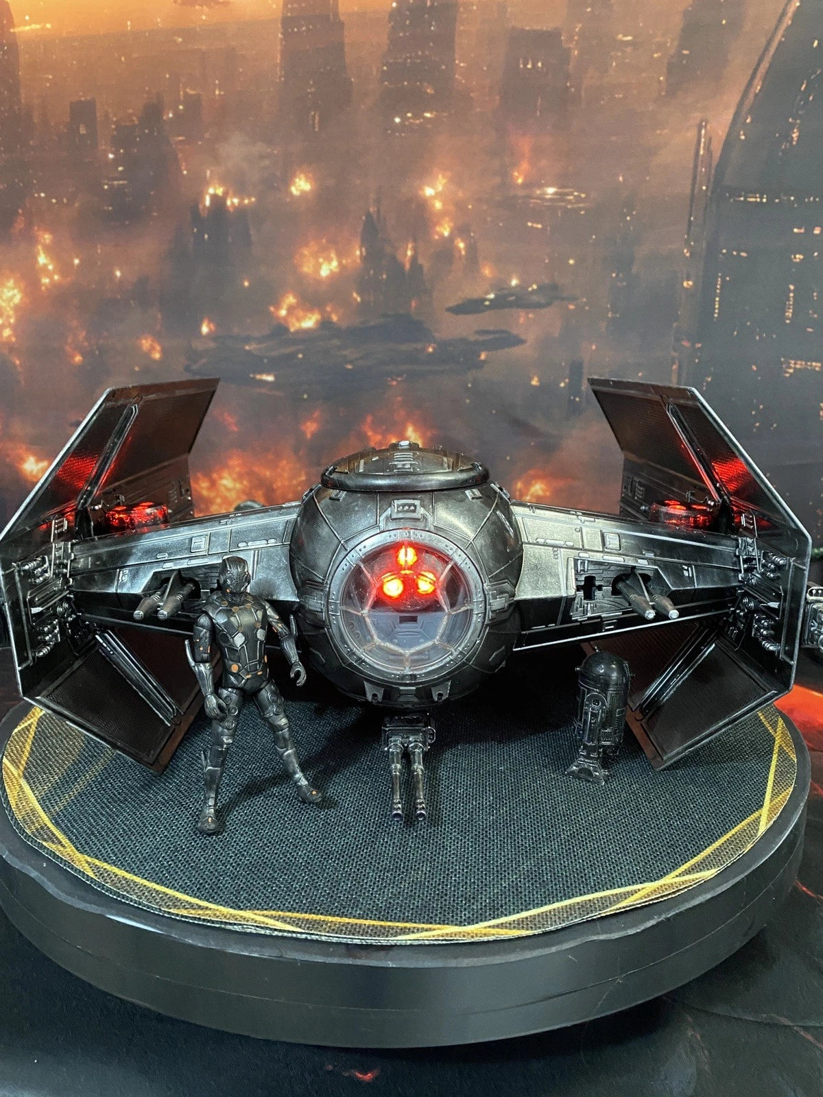 Star Wars TIE Fighter Vintage Collection Imperial Empire Sith Custom Starfighter
