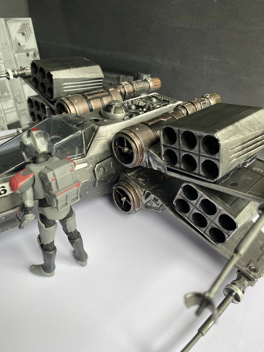 Star Wars Modular Rocket Pods Painted colour + decals Sith Jedi vintage Kenner