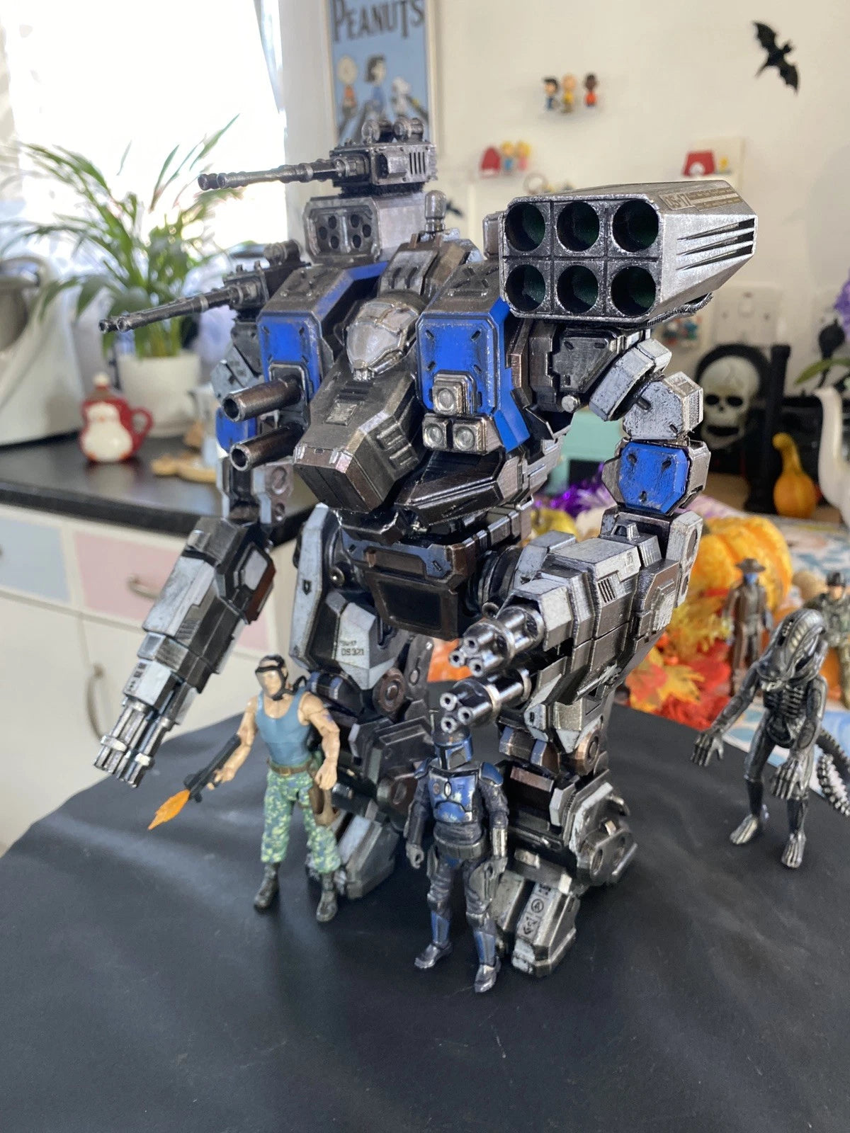 Cobra AttackMech OS-221 Urban Exo Custom Heavy Walker GI Joe vintage collectible