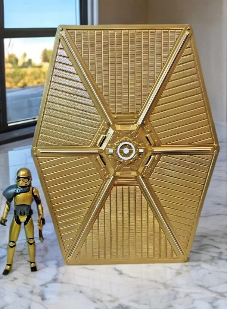 Aurek-Class “Gilded Fang” TIE Fighter | Custom Imperial Starfighter Hand-Painted