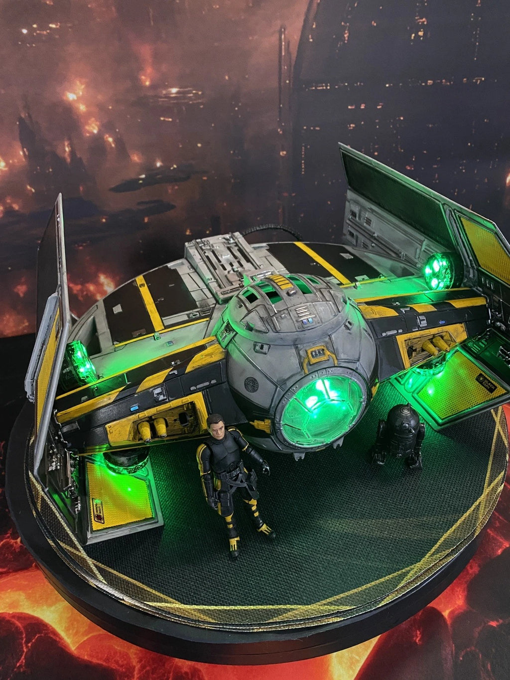 Tie Fighter Avenger You Pick Star Wars Andor Vintage Mustafar Coruscant Custom