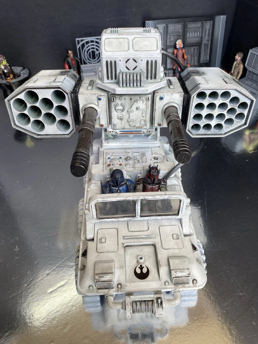 Snowhammer Rebel Rocket Truck 1:18 Hand-Painted Andor Vintage Kenner Star Wars