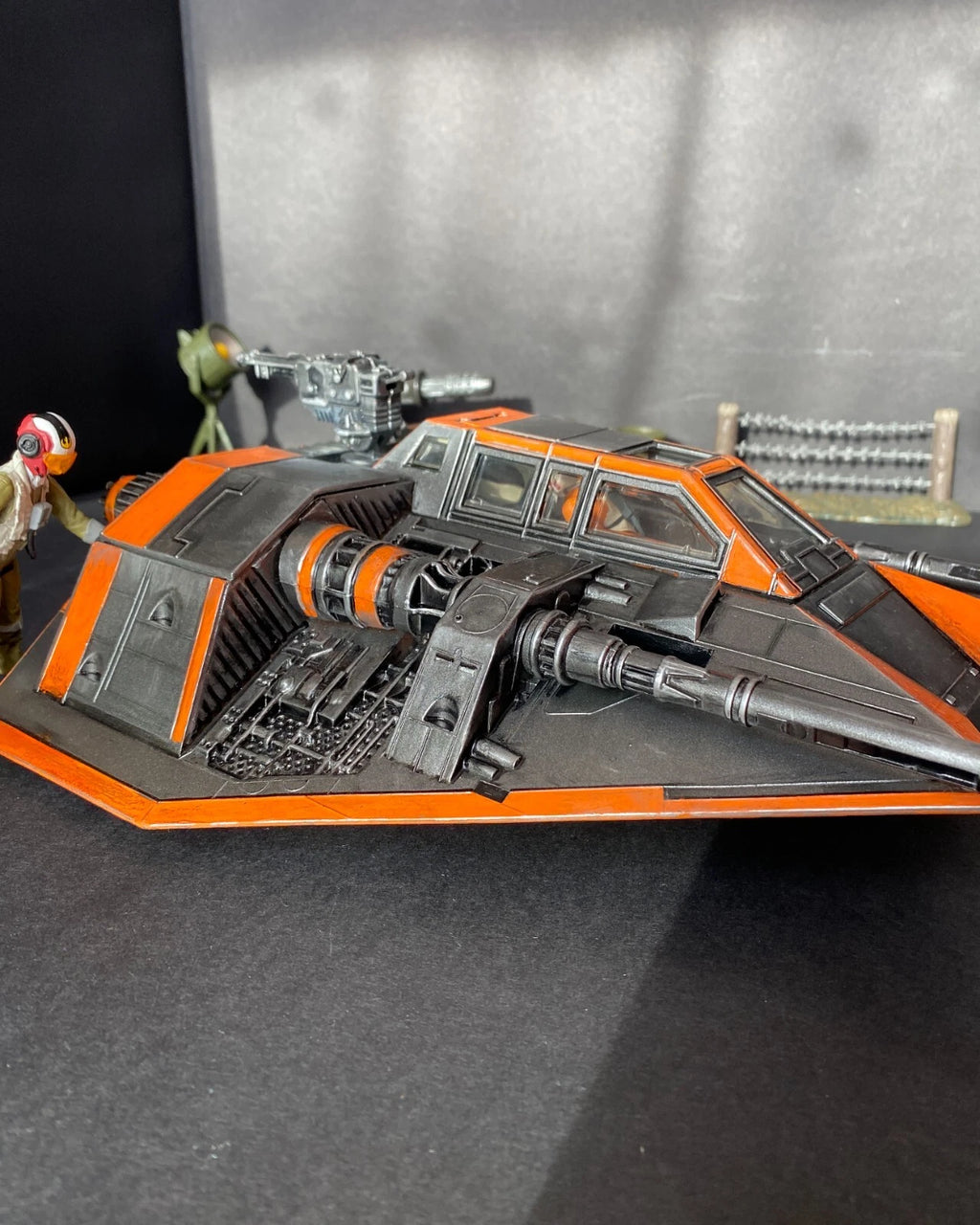 Star Wars Rebel Snowspeeder Endor Hoth Empire Strikes back Vintage Kenner Custom - view 8