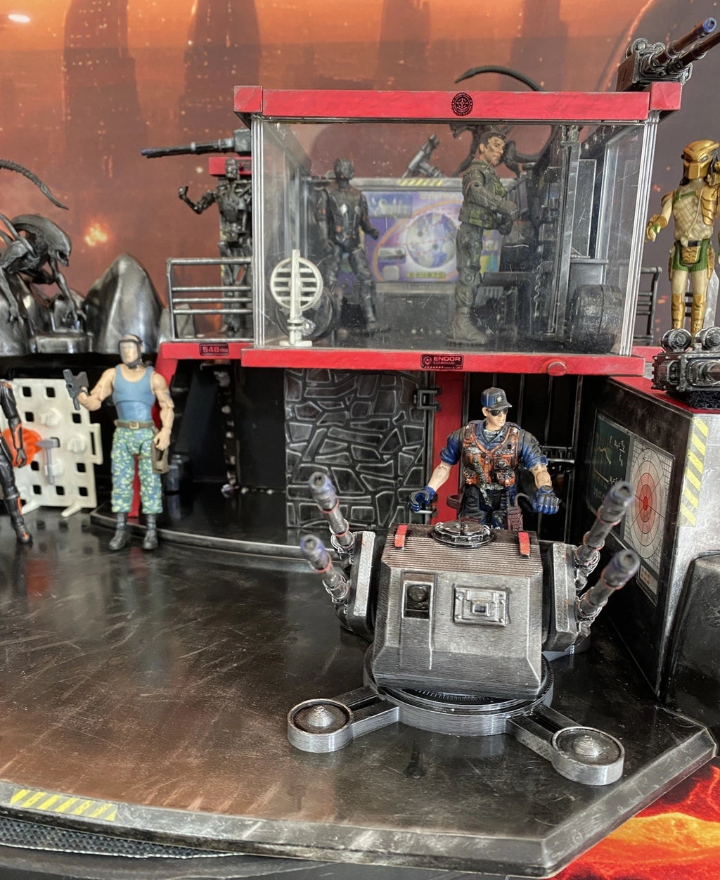Anubis Reach Tactical Outpost Stargate Custom Diorama Display Custom SG1