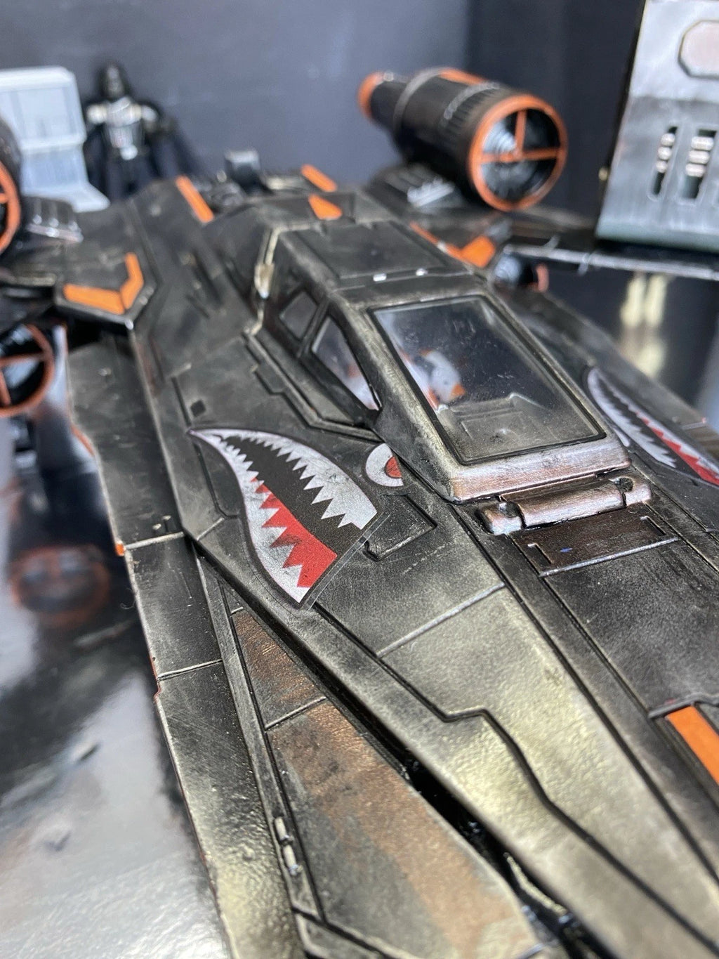Star Wars U-Wing Starfighter Andor Rogue One Custom Sith Vintage Kenner Imperial