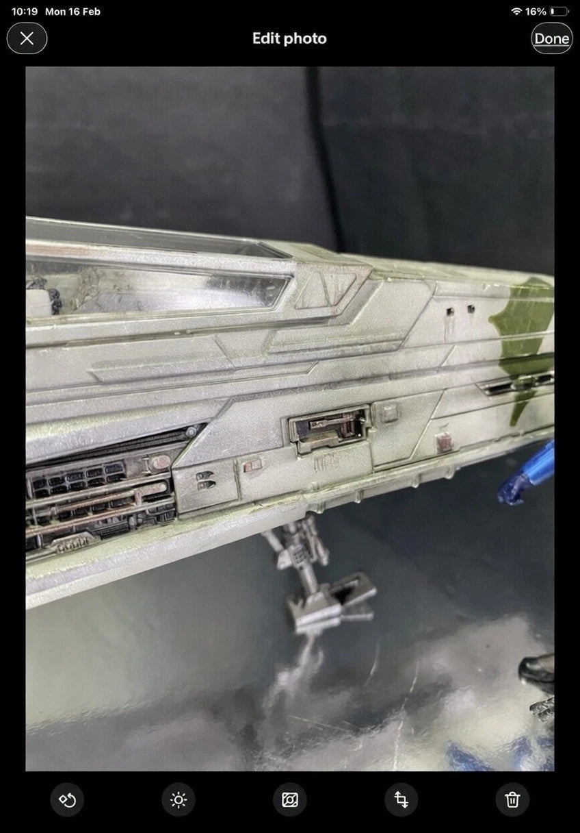 Camouflage Star Wars Rancor Talon E Wing Kenner Vintage Black Series Collectible