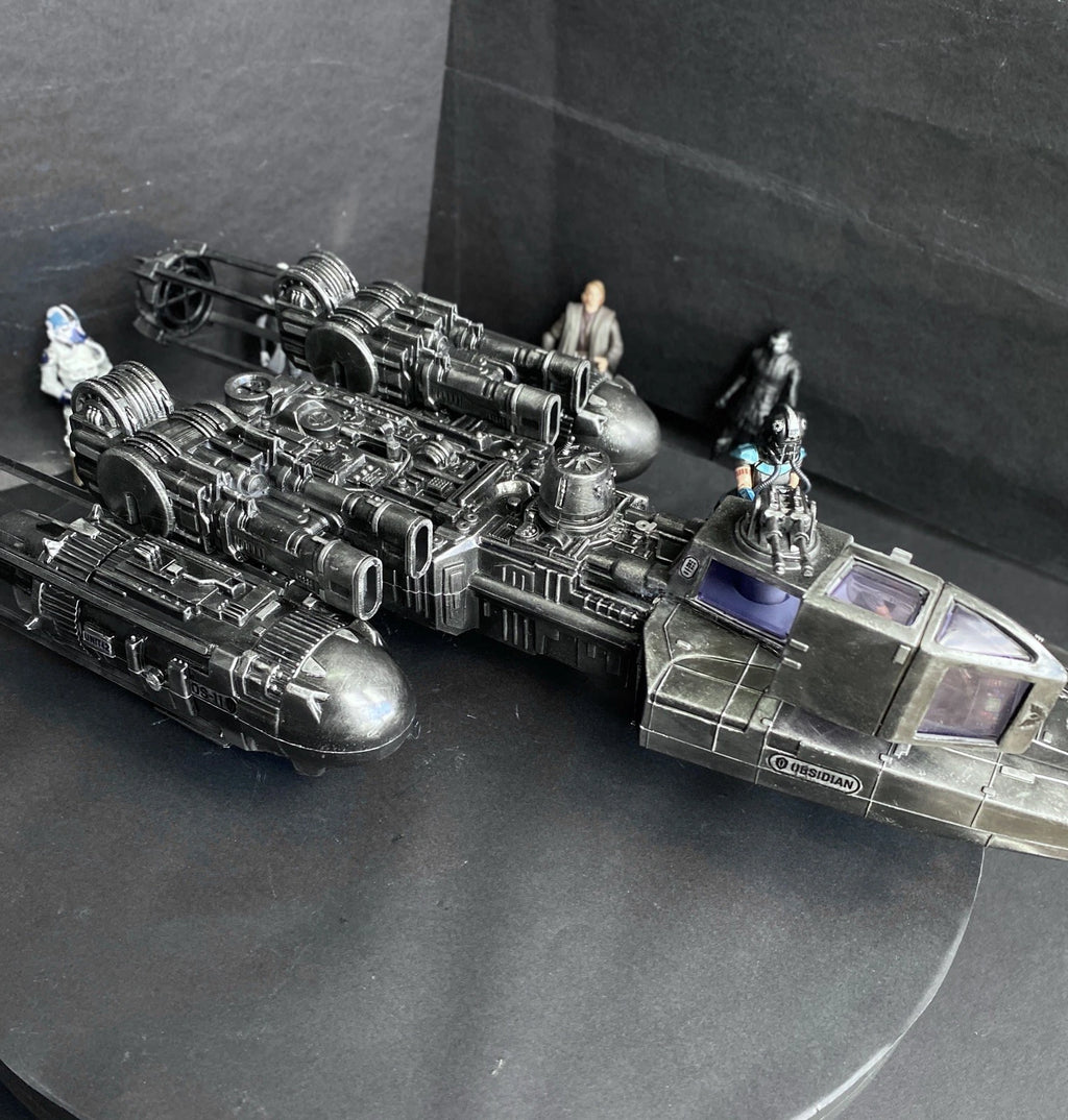 ‘Gravewing’ Y-Wing Gunship – Star Wars Vintage Andor vintage kenner collectible
