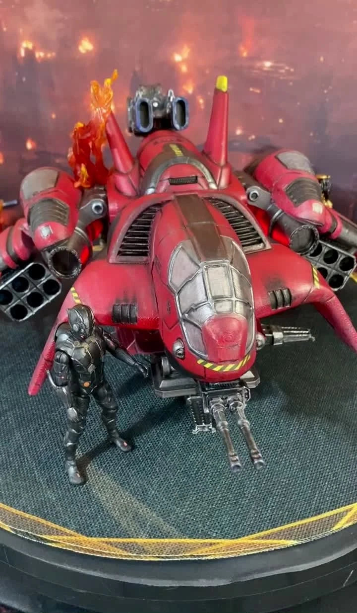 Cobra “Scorchspear” Gunship – G.I. Joe Close Air Support Strike Craft Custom