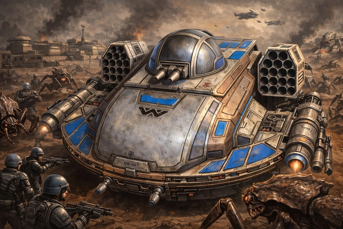 “SKYLOCK” Dropship Gun-Barge – Starship Troopers Mobile Infantry Assault Custom