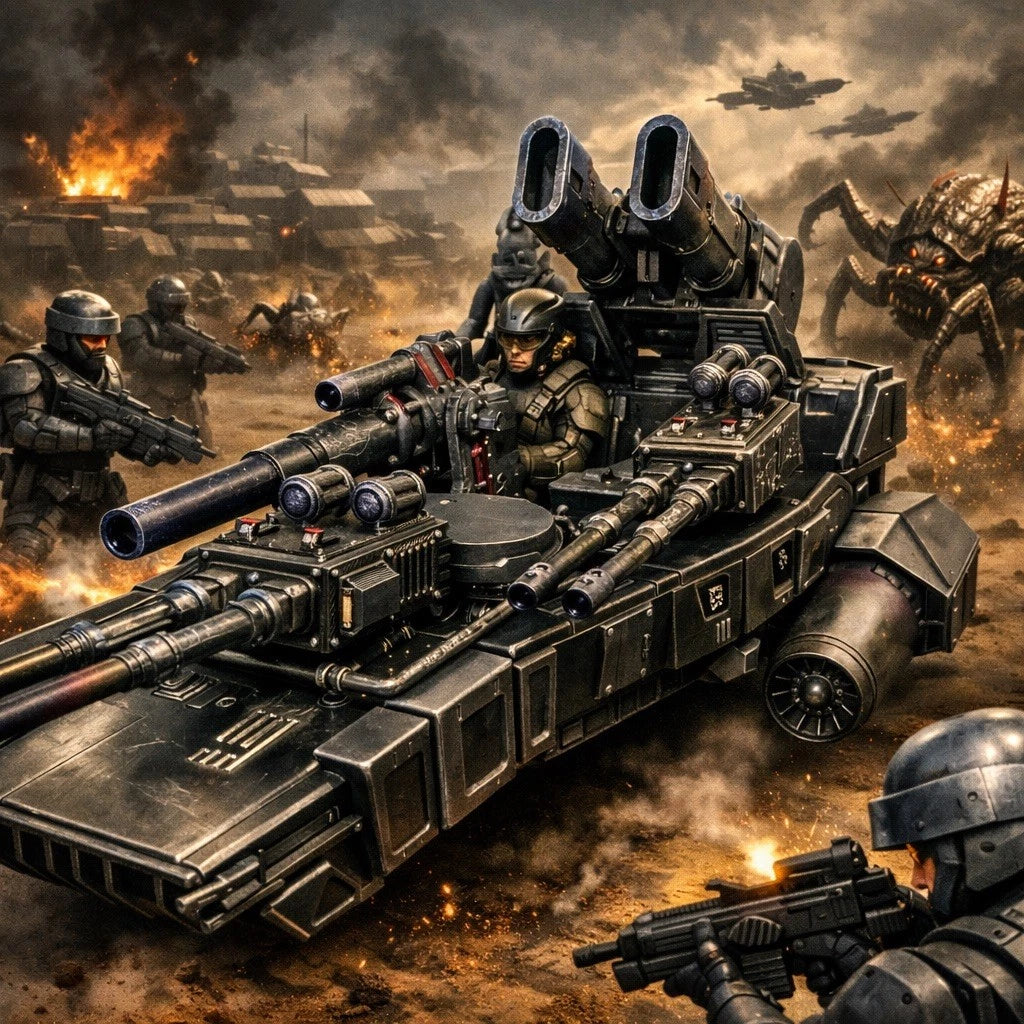 “LONGSPEAR” Gun Skiff – Starship Troopers Mobile Infantry Heavy Fire-Sled Custom