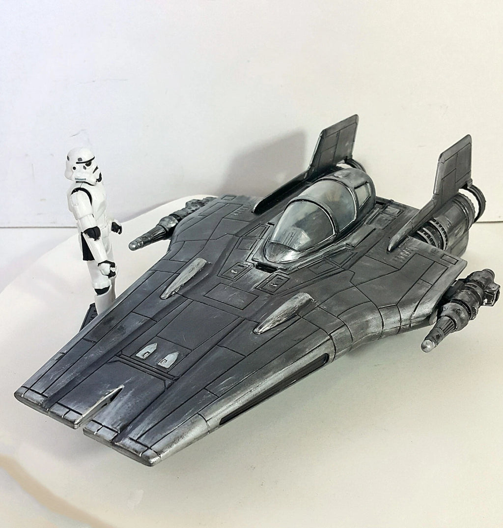 Star Wars Andor A Wing Inquisitor Transport Vintage Bespin Collectible Custom - view 12