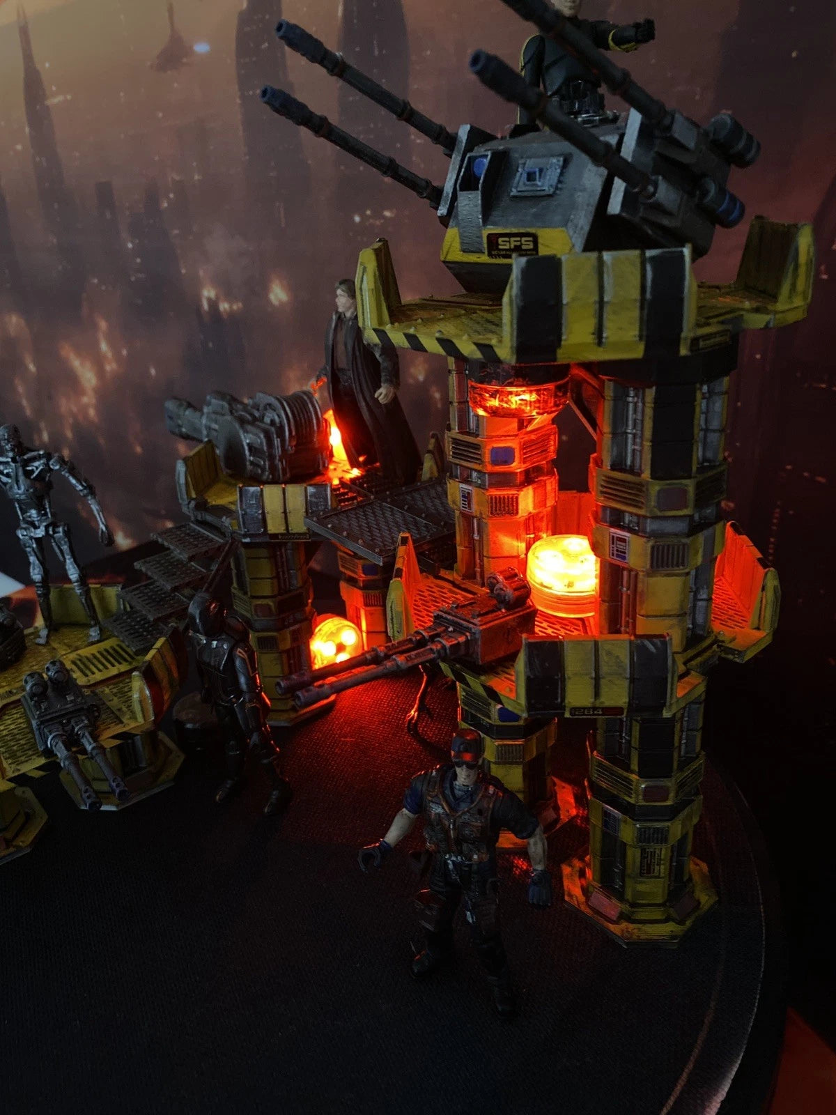 Aliens Hadley’s Gate Weyland-Yutani Perimeter Defence Bastion Romulus Diorama