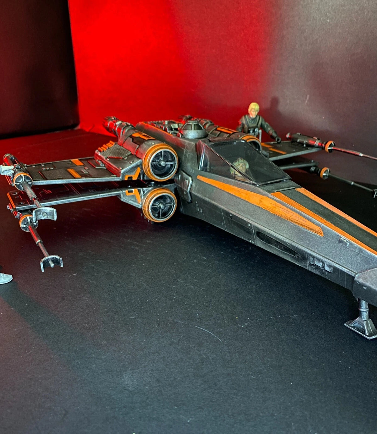 Star Wars X Wing Fighter Vintage Kenner Custom ROTJ Death Star Battle Fighter