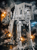Movie Realistic Star Wars AT-AT Walker Original 1981 Hoth Kenner Vintage Empire