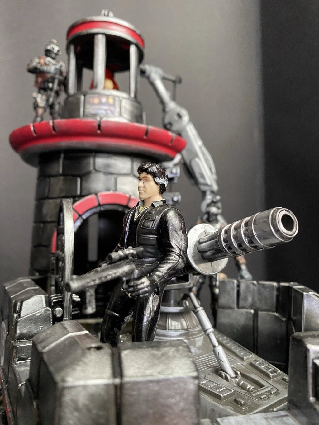 GI JOE COBRA Blackspire Outpost Fortress Diorama 1:18 3.75 Inch Vintage Custom
