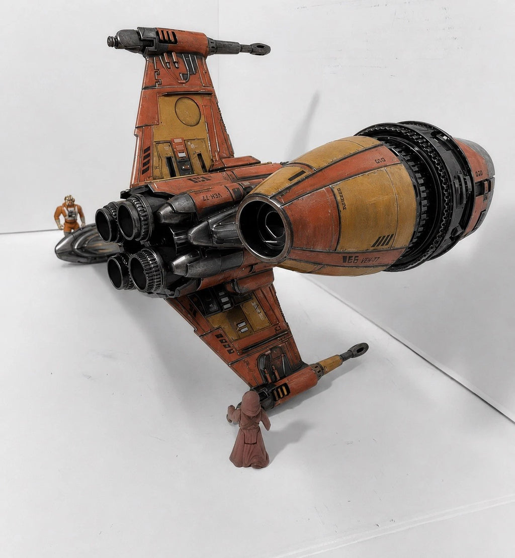 Star Wars B-Wing Custom ROTJ commission Andor Hoth Vintage Kenner Collectible