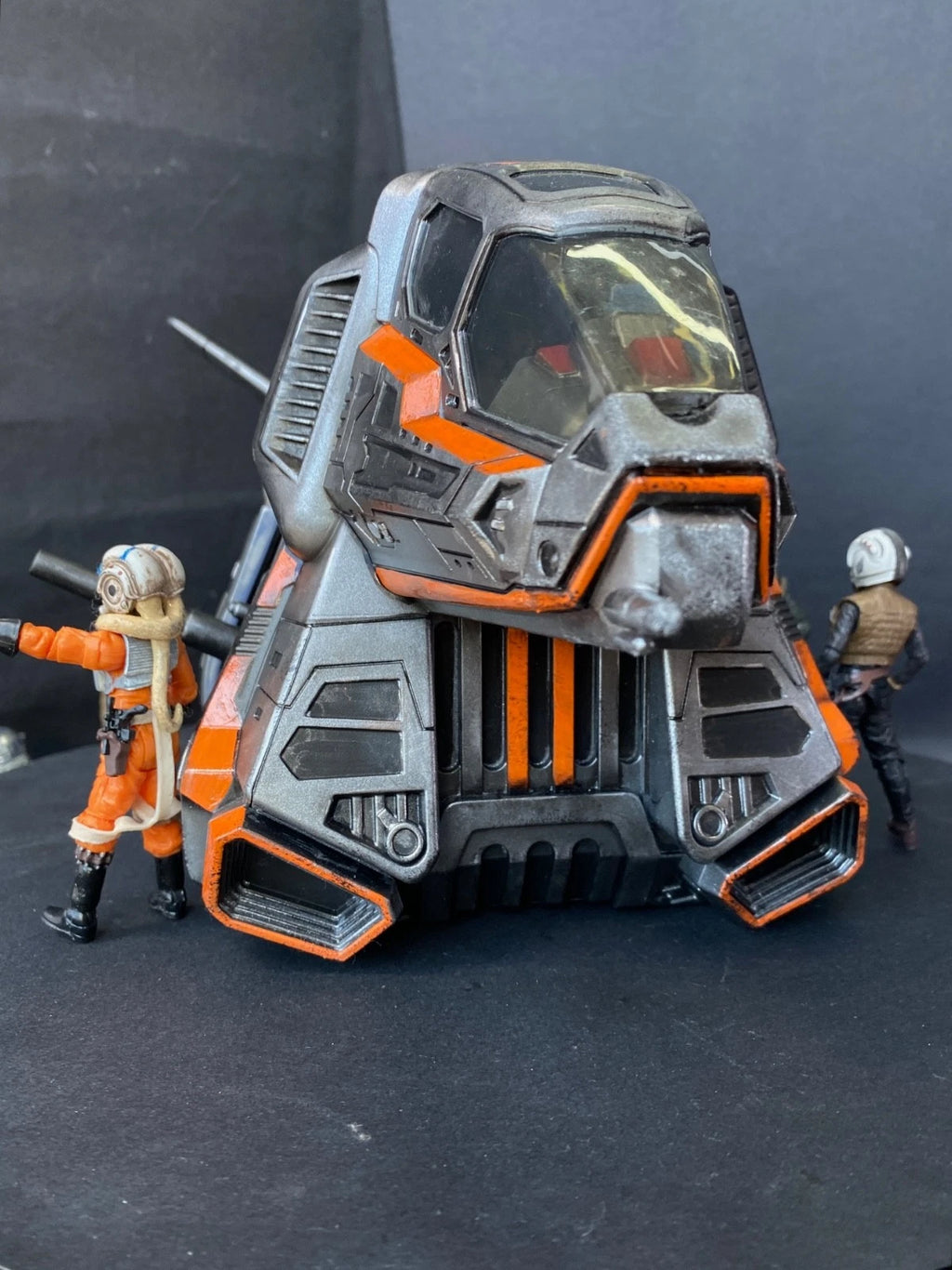 Star Wars Shuttle Gunship Transport Andor Rogue One Clone Wars vintage Custom