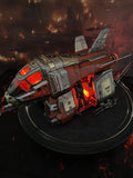 Raven Arc-9 Elysium Security Gunship | Custom Hand-Painted Dropship Diorama