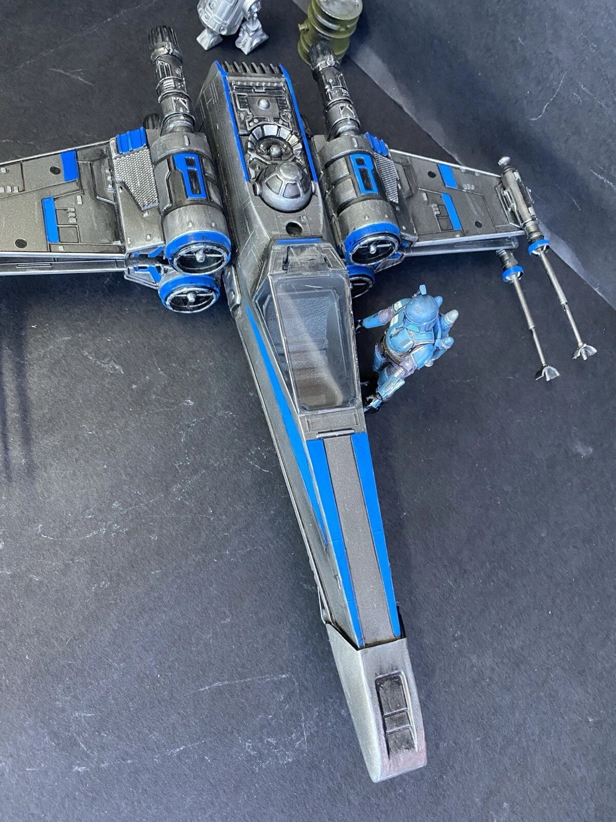 Star Wars RZ-9 “Nightglass” X-wing Interceptor | Custom Starfighter Diorama