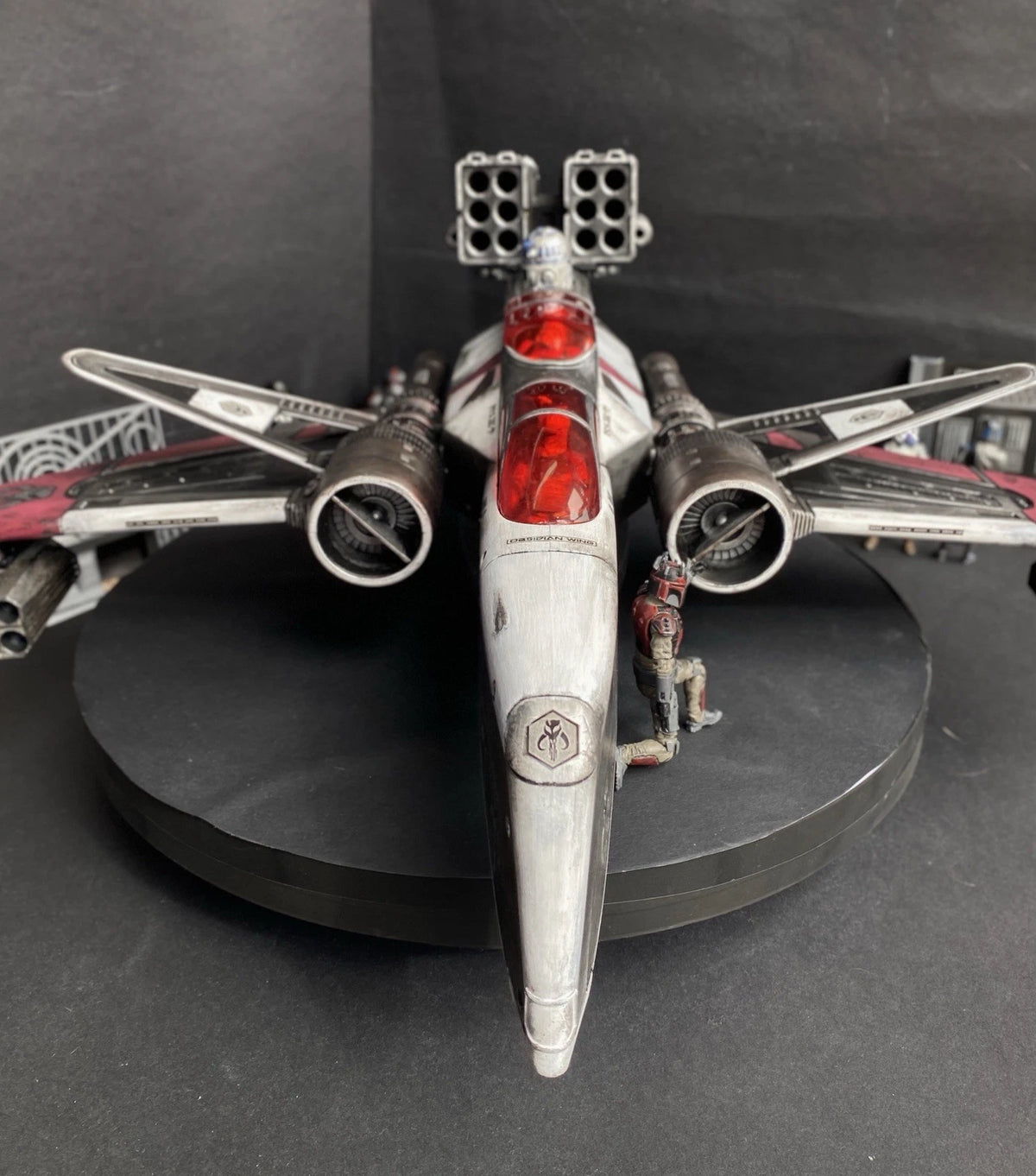 “Red Wraith” Mandalorian ARC 170 Starfighter Star Wars Andor Republic Vintage